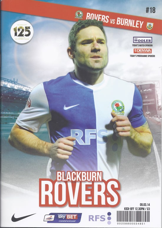 Blackburn Rovers FC v Burnley FC